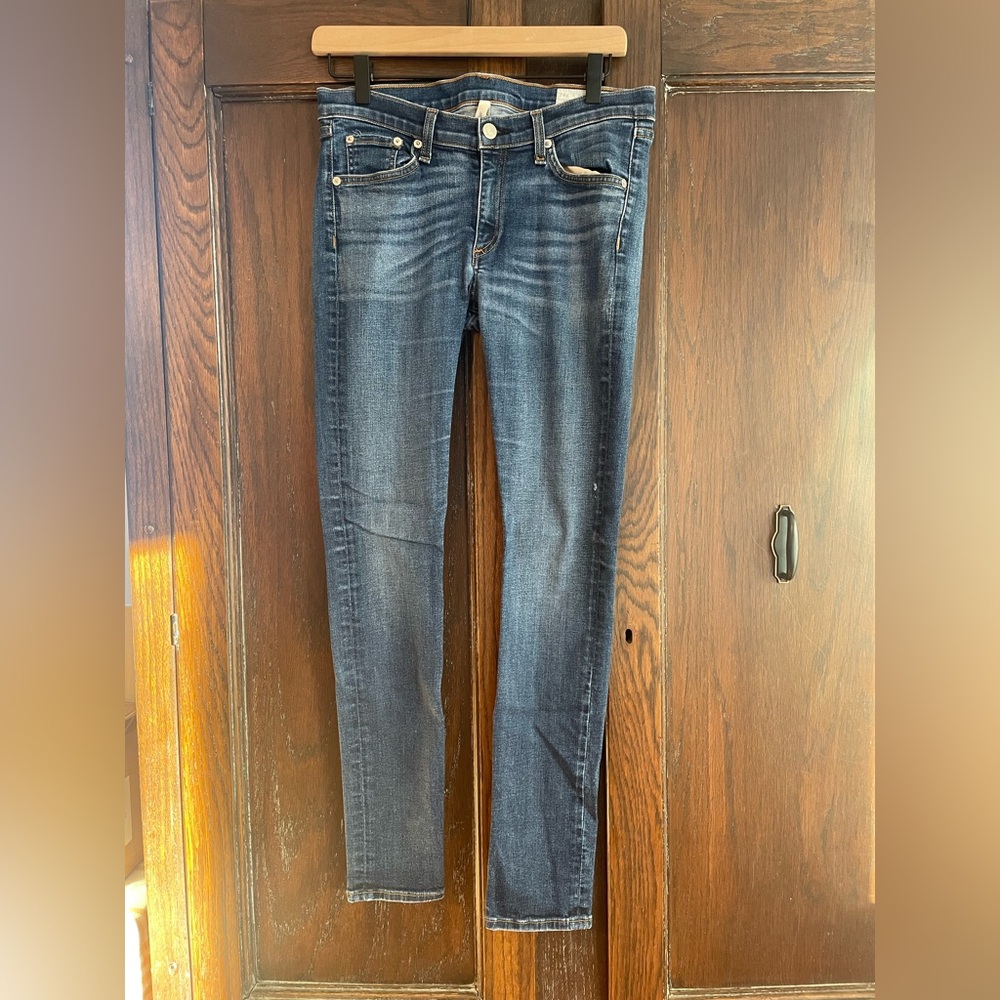 rag & bone Women's Skinny Jeans - Dark Blue